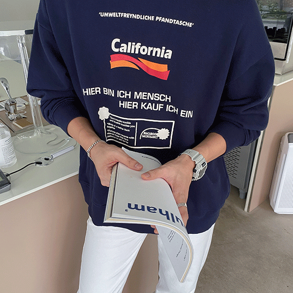 캘리포니아 맨투맨 (4color)