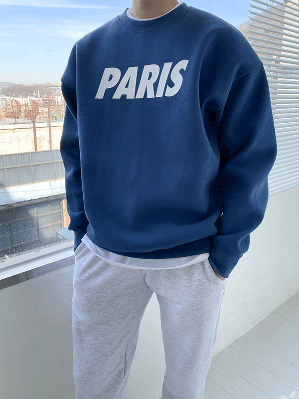 PARIS 오버핏 맨투맨 (5color)