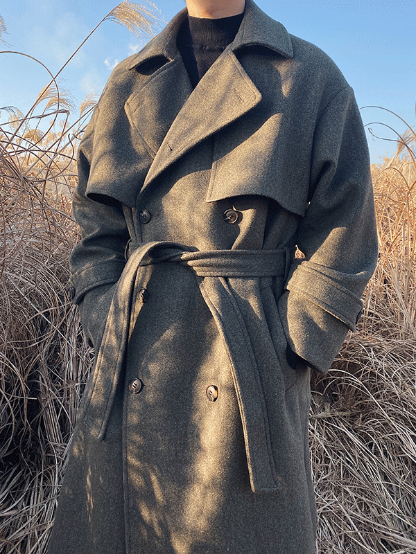 폴튼 울 트렌치 코트 (5color)