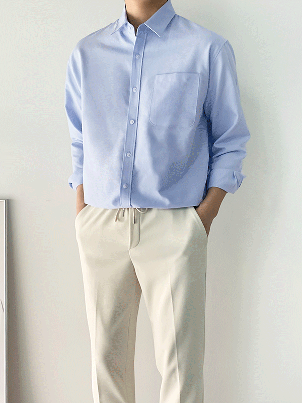 베크 오버핏 옥스포드 셔츠 (4color)